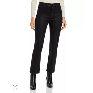 NEW NWT DL1961 Patti Straight High Rise Vintage Ankle Jeans Black Coat Size 25